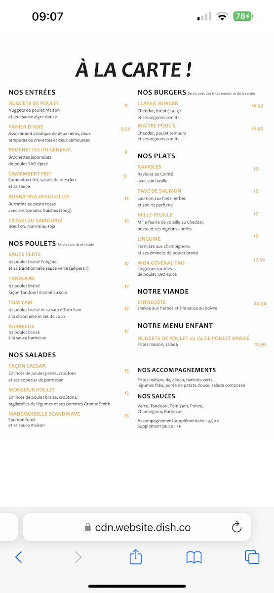 Menu House Of Chicken-2